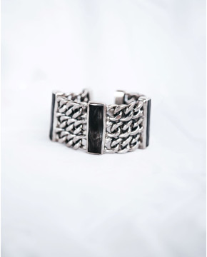 Pulseira Prata Com Chifre...