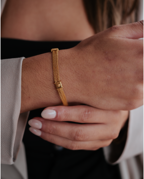 Pulseira de Ouro com...