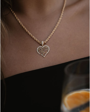 Berloque de Ouro Coração...