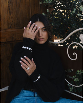 Pulseira em Prata Dourada...