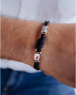 Pulseira Aço C/ Corda...