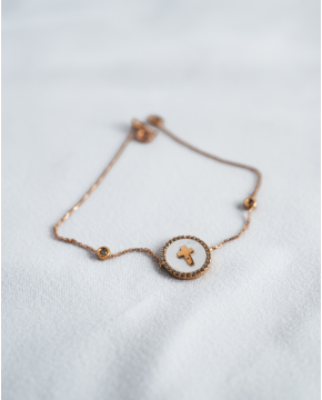 Pulseira Ouro Madre Perola...