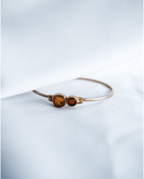 Pulseira Prata Dourada Com...