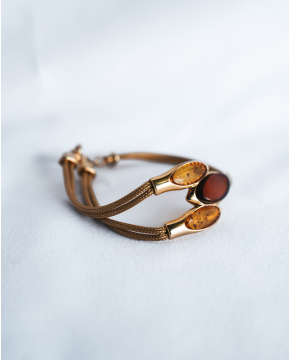 Pulseira Prata Dourada