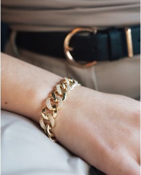 Pulseira de Prata com...