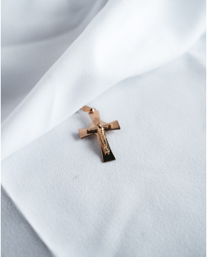 Cruz de Ouro Jesus Cristo