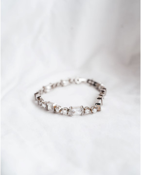 Pulseira De Prata Com...