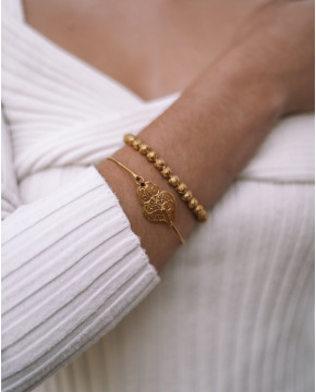 Pulseira Prata Dourada...